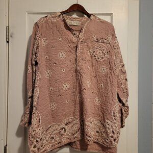 Magnolia Pearl heavy cotton Paisley top